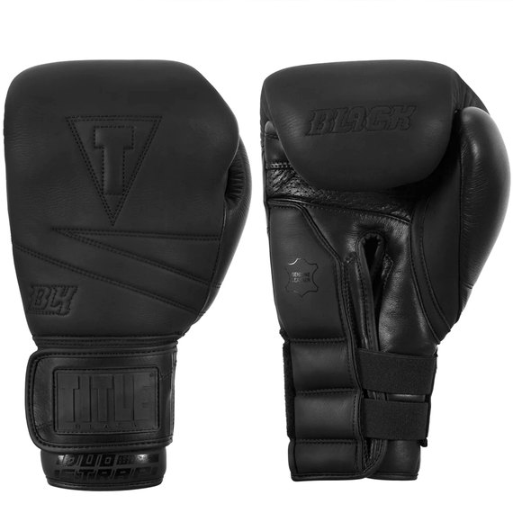 Боксерские перчатки Title Bolstered Leather Black 14 ун (DBBG 14 oz BK), Вес: 14 унций, изображение 2