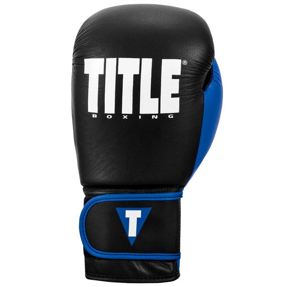 Боксерські рукавички Title Boxing Dynamic Strike Black/Blue 14 ун (XDBG 14 BK/BL), Вага: 14 унцій, Колір: Чорний/Синій, зображення 3