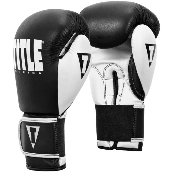 Боксерские перчатки Title Boxing Dynamic Strike Black/White 12 ун (XDBG 12 BK/WH), Вес: 12 унций, Цвет: Черный/Белый