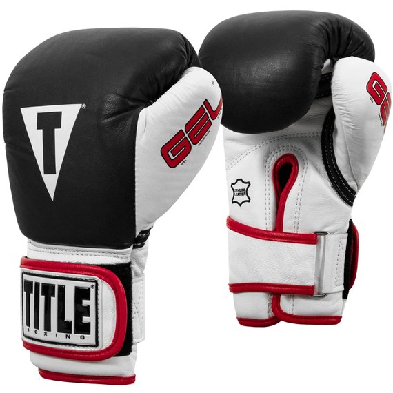 Боксерские перчатки Title Boxing Gel World Black 10 ун (GTWBG S BK), Вес: 10 унций
