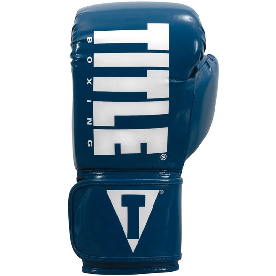 Боксерские перчатки Title Boxing Inferno Intensity Elastic Blue/White 16 ун (ITGEI 16 oz BL/WH), изображение 3