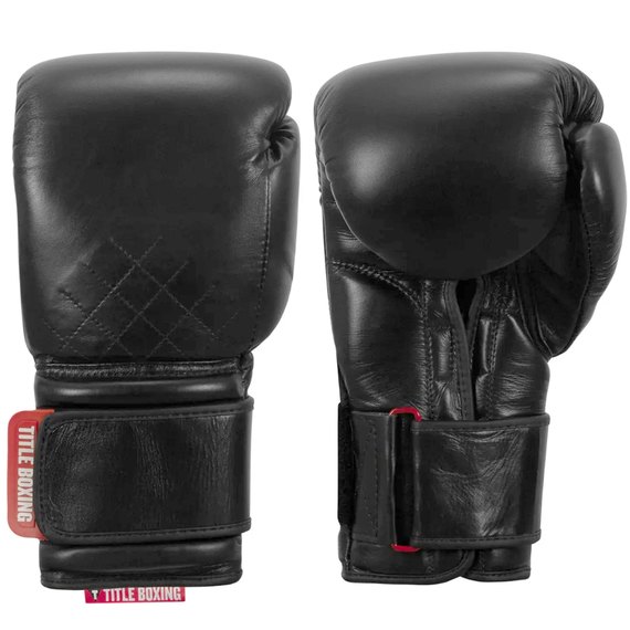 Боксерские перчатки Title Boxing Ko-Vert Black 12 ун (KOVBG 12 oz BK), Вес: 12 унций, изображение 2
