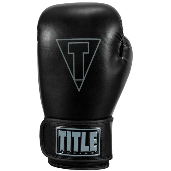 Боксерські рукавички Title Boxing Vegan Gloves Black 8 ун (VGFBG 8 oz BK/BK), Вага: 8 унцій, Колір: Чорний, зображення 3