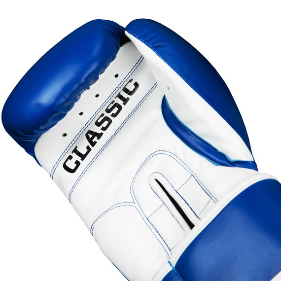 Боксерські рукавички Title Classic Pro Style 3.0 Blue/White 12 ун (CVVTG3 12 BL/WH), Вага: 12 унцій, Колір: Синій/Білий, зображення 5