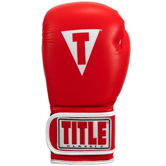 Боксерські рукавички Title Classic Pro Style 3.0 Red/White 14 ун (CVVTG3 14 RD/WH), Вага: 14 унцій, Колір: Білий/Червоний, зображення 3