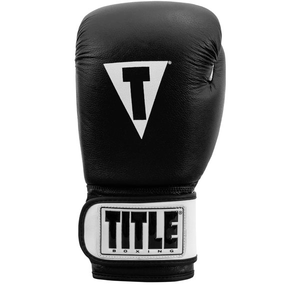 Боксерські рукавички Title Premier Leather Black/White 12 ун (TSBG2 M BK/WH), Вага: 12 унцій, зображення 3