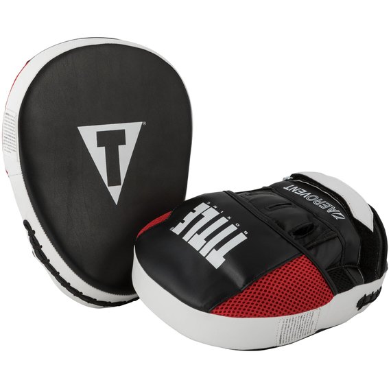 Лапи боксерські Title Boxing Aerovent Excel Incredi-Mitts 2.0 Black/Red/White (TAEPM2), зображення 2