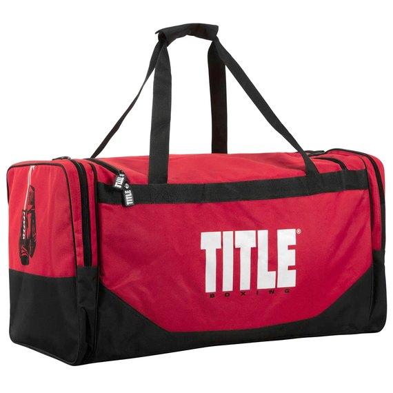 Спортивная сумка Title Boxing Deluxe Gear Bag Red (TBAG45 RD/BK), Цвет: Чёрный/Красный, изображение 3