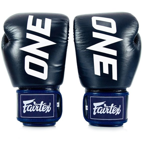 Боксерські рукавички Fairtex BGV1-ONE (натуральна шкіра) Blue 12 ун (BGV1-ONE_12oz_Blue), Вага: 12 унцій, Колір: Синій, зображення 2