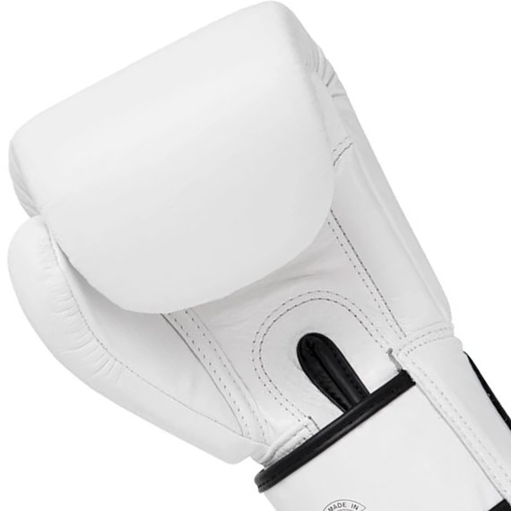 Боксерские перчатки Fairtex BGV1-ONE (натуральная кожа) White 10 ун (BGV1-ONE_10oz_White), Вес: 10 унций, Цвет: Белый, изображение 6