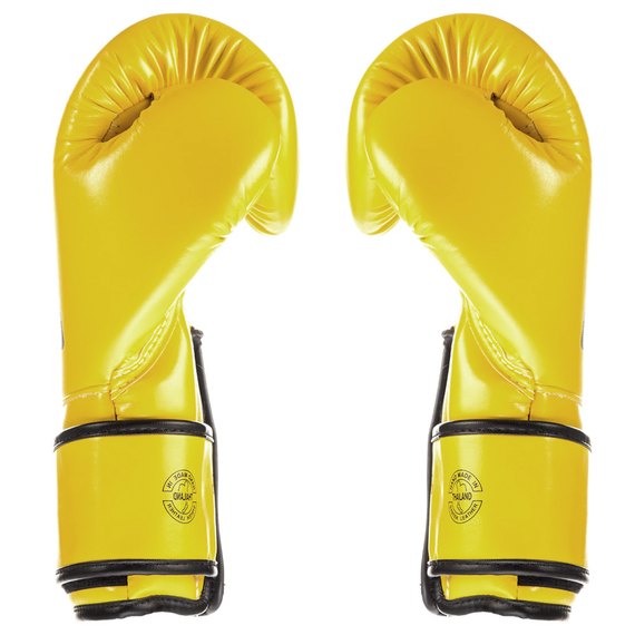 Боксерские перчатки Fairtex BGV14 Yellow 10 ун (BGV14_10oz_Yellow), Вес: 10 унций, Цвет: Жёлтый, изображение 2