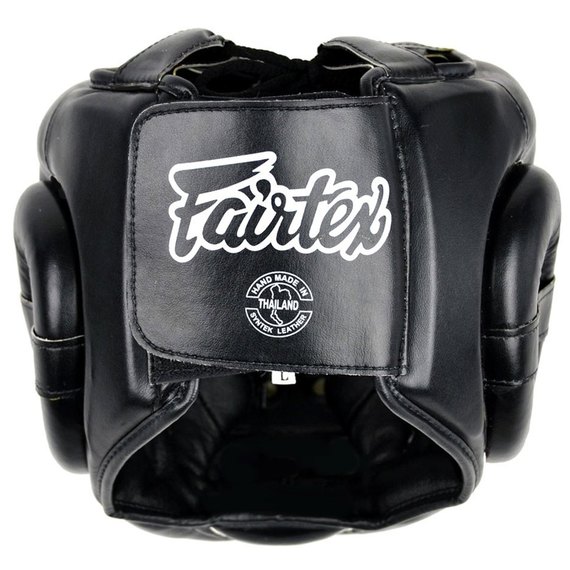 Боксерский шлем Fairtex HG13 Black/Red L (HG13_L_Black/Red), Размер: L, изображение 5