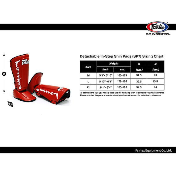 Защита голени и стопы Fairtex SP7 Shin Pads Black L (SP7_L_Black), Размер: L, изображение 6