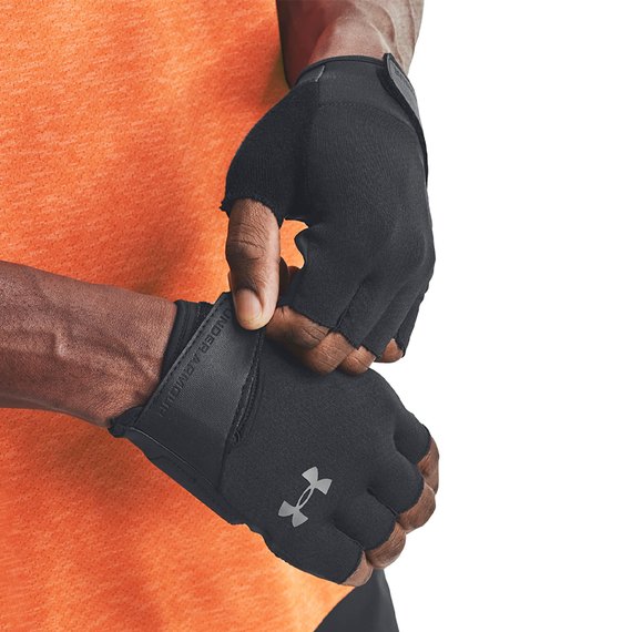 Рукавички для фітнесу UA M's Training Gloves чорні LG (1369826-001), Розмір: LG, зображення 4