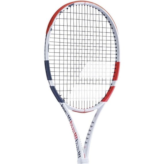 Ракетка для большого тенниса Babolat Pure Strike Lite UNSTR White/Red/Black No Cover Gr2 (101408-323), изображение 4