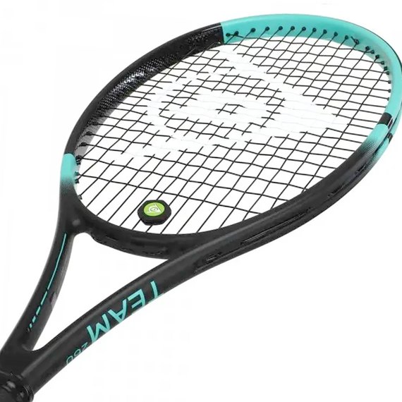 Ракетка для большого тенниса Dunlop Team 260 Black/Green No Cover Gr2 (10312884), изображение 3
