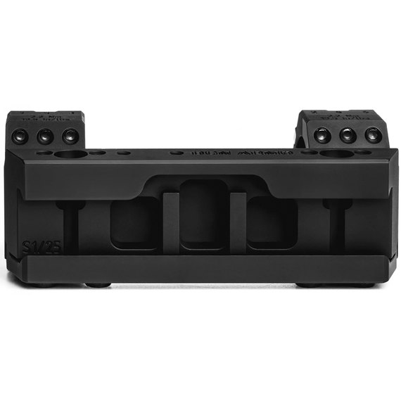 Моноблок BGN ARMO 35 мм 00 МОА Н38 серия M Black (М-35.00.38), Высота основания (ВН), мм: 38, Диаметр колец : 35 мм, Угол наклона: 0 MOA, изображение 7