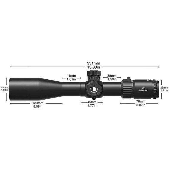Оптический прицел Discovery Optics LHT 4.5-18X42 SFIR FFP (30 мм, с подсветкой) 250602, изображение 3