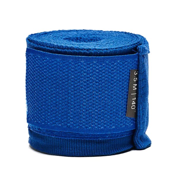Бинты боксерские Leone Blue 4,5 м (AB705_Blue_450), Цвет: Синий, Длина бинта: 4.5 м, изображение 4