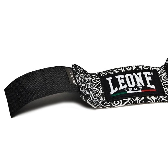 Бинти боксерські Leone Maori 3,5 м (AB705_Maori_350), Колір: Чорний/Білий, Довжина бинта: 3.5 м, зображення 4