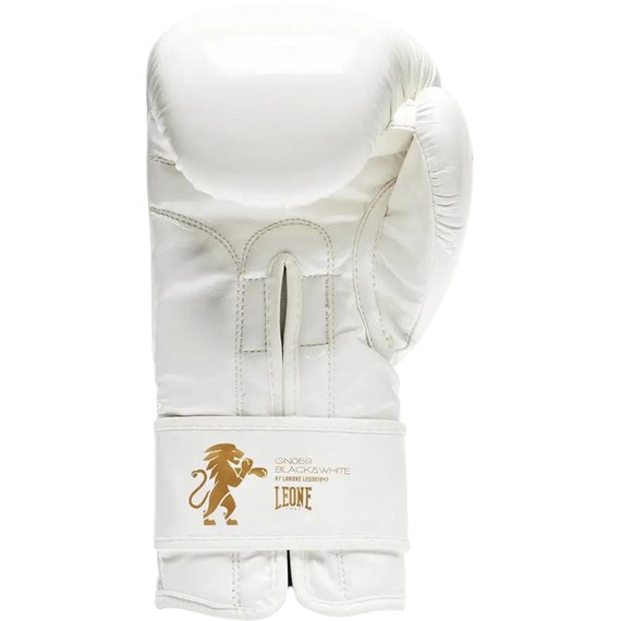 Боксерські рукавички Leone Mono White 16 ун. (GN059W_White_16oz), Вага: 16 унцій, Колір: Білий, зображення 3