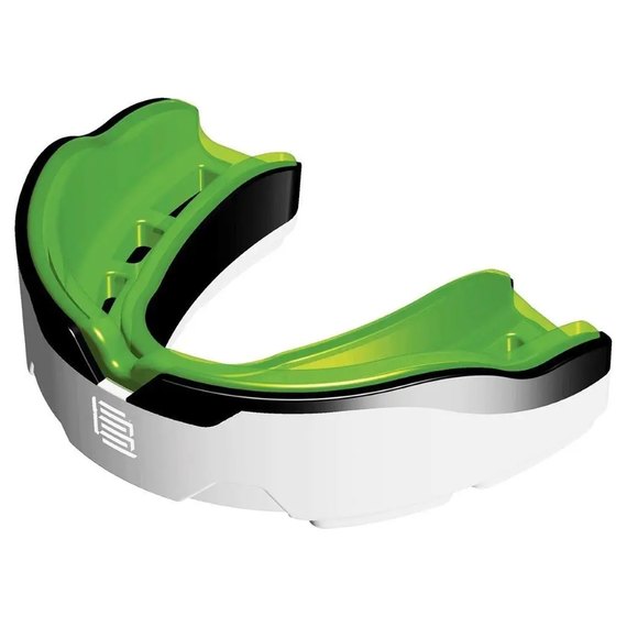 Капа для бокса Makura Tephra (возраст 11+) White/Black/Green (art.6017514130), Цвет: Зелёный, изображение 4