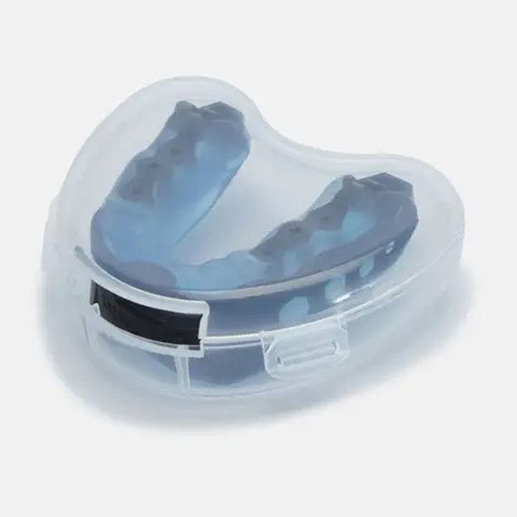 Капа для бокса Shock Doctor Gel Max (возраст 11+) Black/Blue (art. 6100-BB-AD), Цвет: Чёрный/Синий, изображение 8