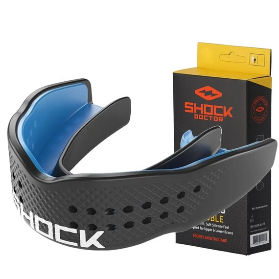 Капа для бокса Shock Doctor SuperFit (возраст 11+) Black (art. 8901-BK-AD)