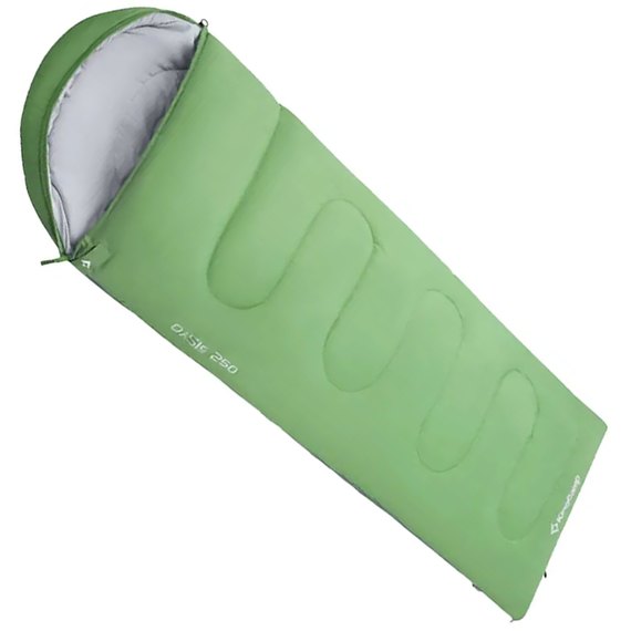 Спальный мешок KingCamp Oasis 250 R Green KS3121, Сторона застежки: Правая, Цвет : Зелёный, изображение 4