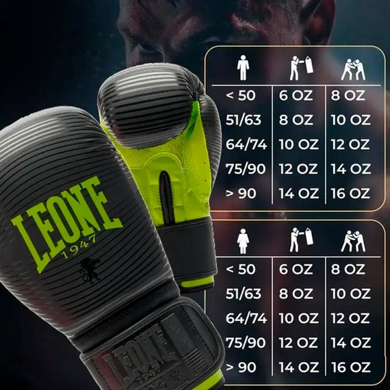 Боксерские перчатки Leone GN313 Waves Black 10 ун. (GN313_Black_10oz), Вес: 10 унций, Цвет: Чёрный, изображение 9