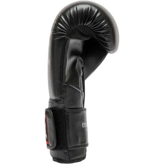 Боксерські рукавички Leone GN383 Thunder Black 14 ун. (GN383_Black_14oz), Вага: 14 унцій, Колір: Чорний, зображення 4