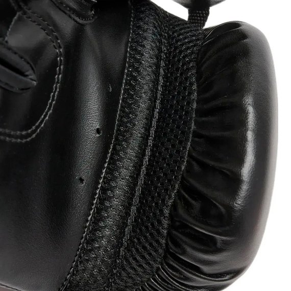 Боксерські рукавички Leone GN383 Thunder Black 8 ун. (GN383_Black_8oz), Вага: 8 унцій, Колір: Чорний, зображення 5