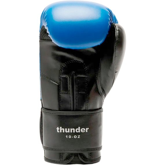 Боксерские перчатки Leone GN383 Thunder Blue 8 ун. (GN383_Blue_8oz), Вес: 8 унций, Цвет: Синий, изображение 3