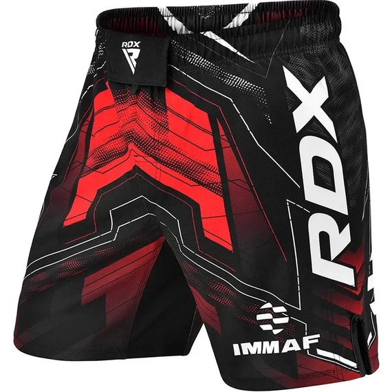 Шорты для ММА RDX Shorts IMMA черный/красный XL (MSS-IMF-1R-XL), Размер: XL, Цвет: Красный