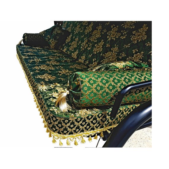Садовая качель Spring-Swing Barokko Green-Gold