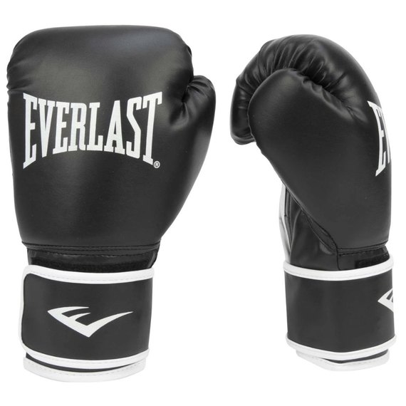Боксерские перчатки Everlast Core 2 Training Gloves черный S/M (P00002327), Размер: S/M, Цвет: Чёрный, изображение 3