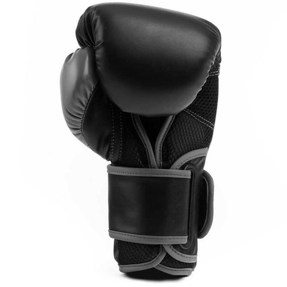 Боксерские перчатки Everlast PowerLock 2R Training Gloves черный 14 унц (P00002285), Вес: 14 унций, Цвет: Чёрный, изображение 3