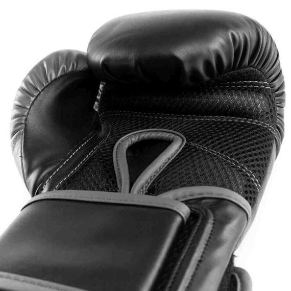 Боксерские перчатки Everlast PowerLock 2R Training Gloves черный 14 унц (P00002285), Вес: 14 унций, Цвет: Чёрный, изображение 4