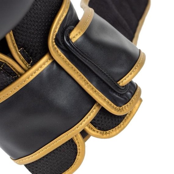 Боксерські рукавички Everlast PowerLock 2R Training Gloves чорний/золотий 10 унц (P00002661), Вага: 10 унцій, Колір: Чорний/Золотий, зображення 6