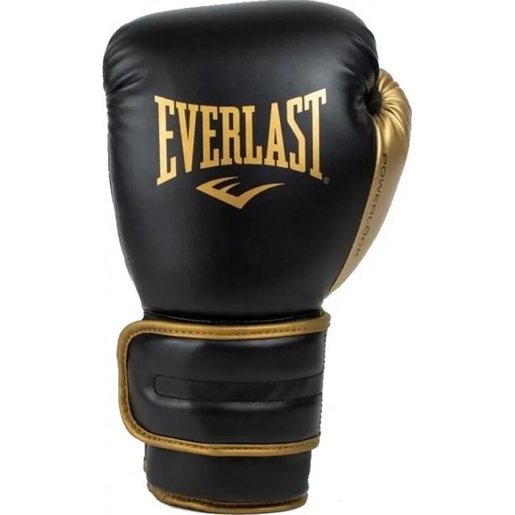 Боксерские перчатки Everlast PowerLock 2R Training Gloves черный/золотой 12 унц (P00002662), Вес: 12 унций, Цвет: Чёрный/Золотой, изображение 2