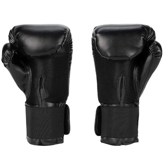 Боксерские перчатки Everlast ProStyle 2 Boxing Gloves черный 16 унц (P00003076), Вес: 16 унций, Цвет: Чёрный, изображение 4