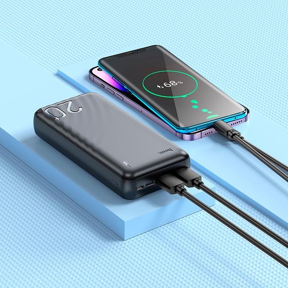 Повербанк HOCO Element J123A 20000 mAh Black (6942007612067), Ёмкость: 20 000 mAh, изображение 5