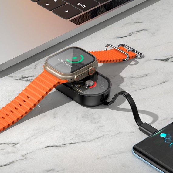 Повербанк HOCO Whale J145 for iWatch 1200 mAh Black (6942007646253), зображення 4