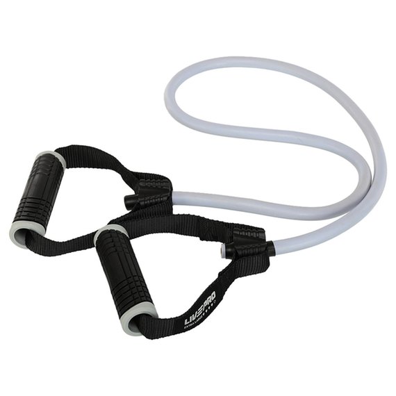 Еспандер LiveUp Tonning Tube Pro 1200х13х6 мм Чорний/Сірий (LP8405-XH), Навантаження: 18 кг, зображення 2