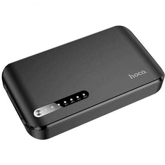 Повербанк HOCO Emergency UPS DB62 20000 mAh DC 5/9/12v, USB/Type-C 18W, LAN, POE Black (6942007645165), зображення 5