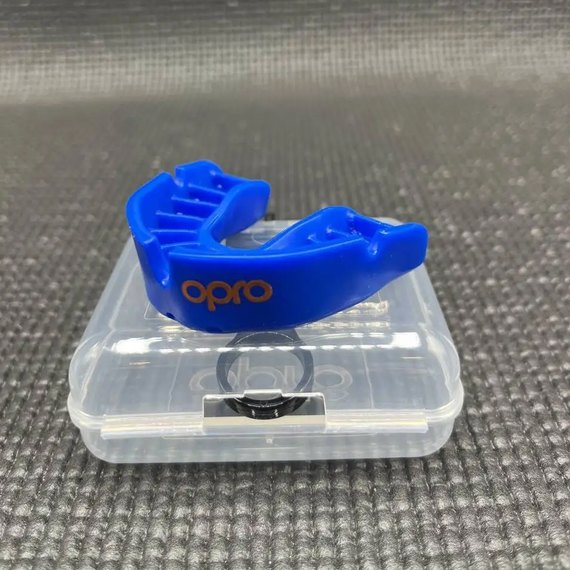 Капа для боксу OPRO Bronze (вік 11+) Blue (art.102500002), Колір: Синій, зображення 7