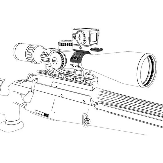 Набор креплений Vector Optics на моноблок X-ACCU 30 мм для коллиматоров (XASR-A02), изображение 5