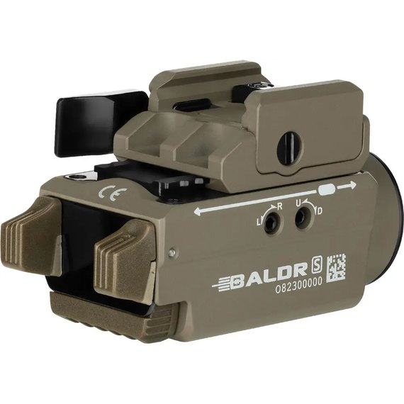 Тактический фонарь Olight Baldr S Green Laser Flat Dark Earth (0.0002.0195), изображение 3