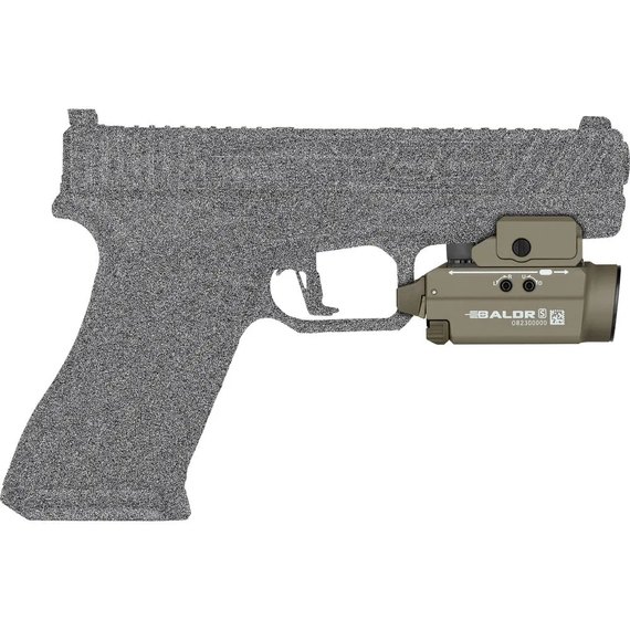 Тактический фонарь Olight Baldr S Green Laser Flat Dark Earth (0.0002.0195), изображение 9