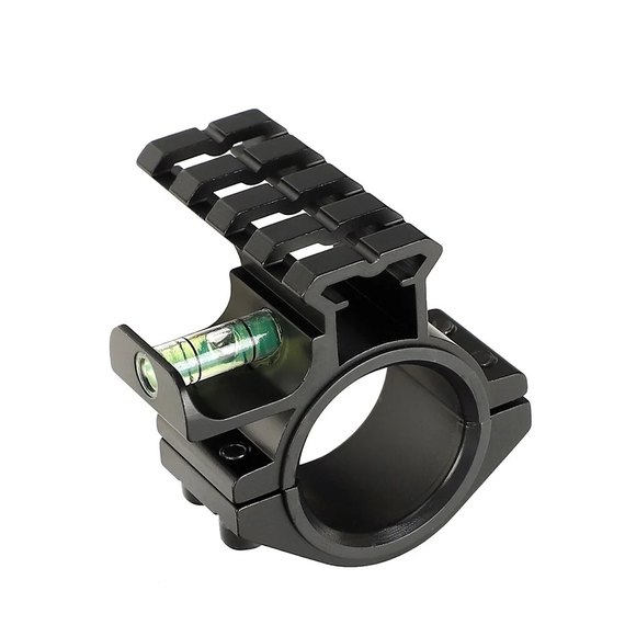 Кольцо Vector Optics 30/25,4 мм с пузырьковым уровенем и планкой Пикатинни сверху (SCACD-07)